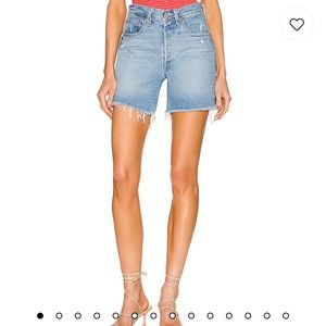 levi's 501 mid thigh shorts